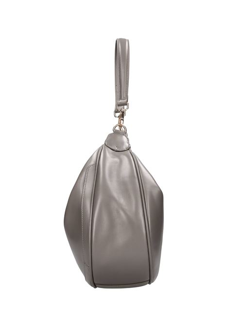 Leather bag LA CARRIE | REALITY SHOULDER BAGGRIGIO